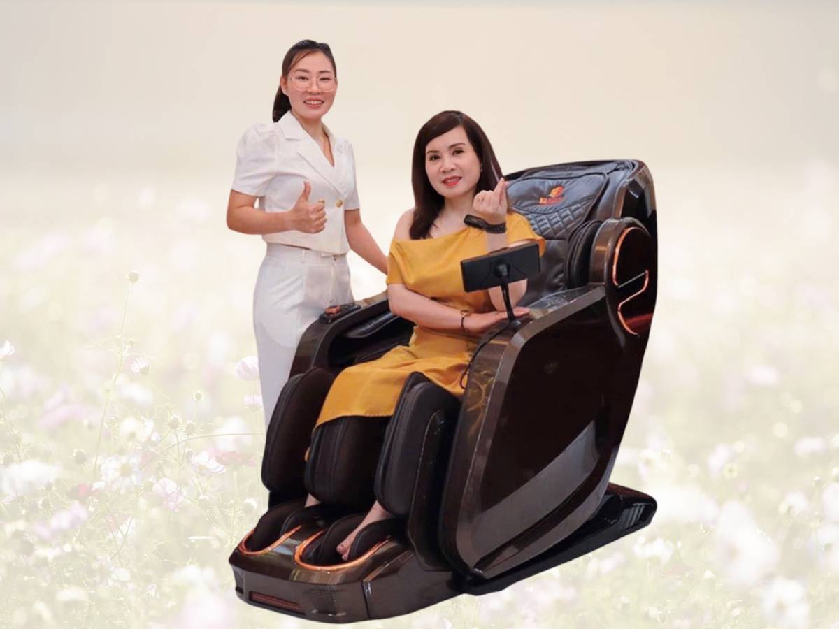 Ghế massage và công dụng thần kỳ đối với sức khoẻ