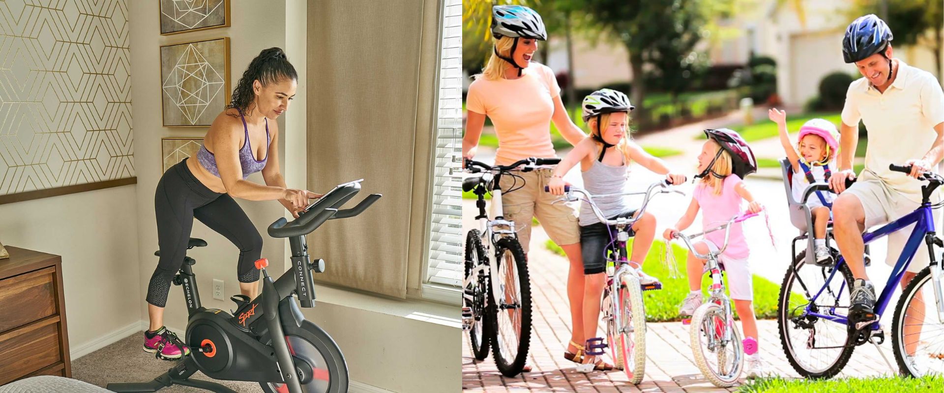 So sánh giữa đạp xe tại chỗ và đạp xe ngoài trời