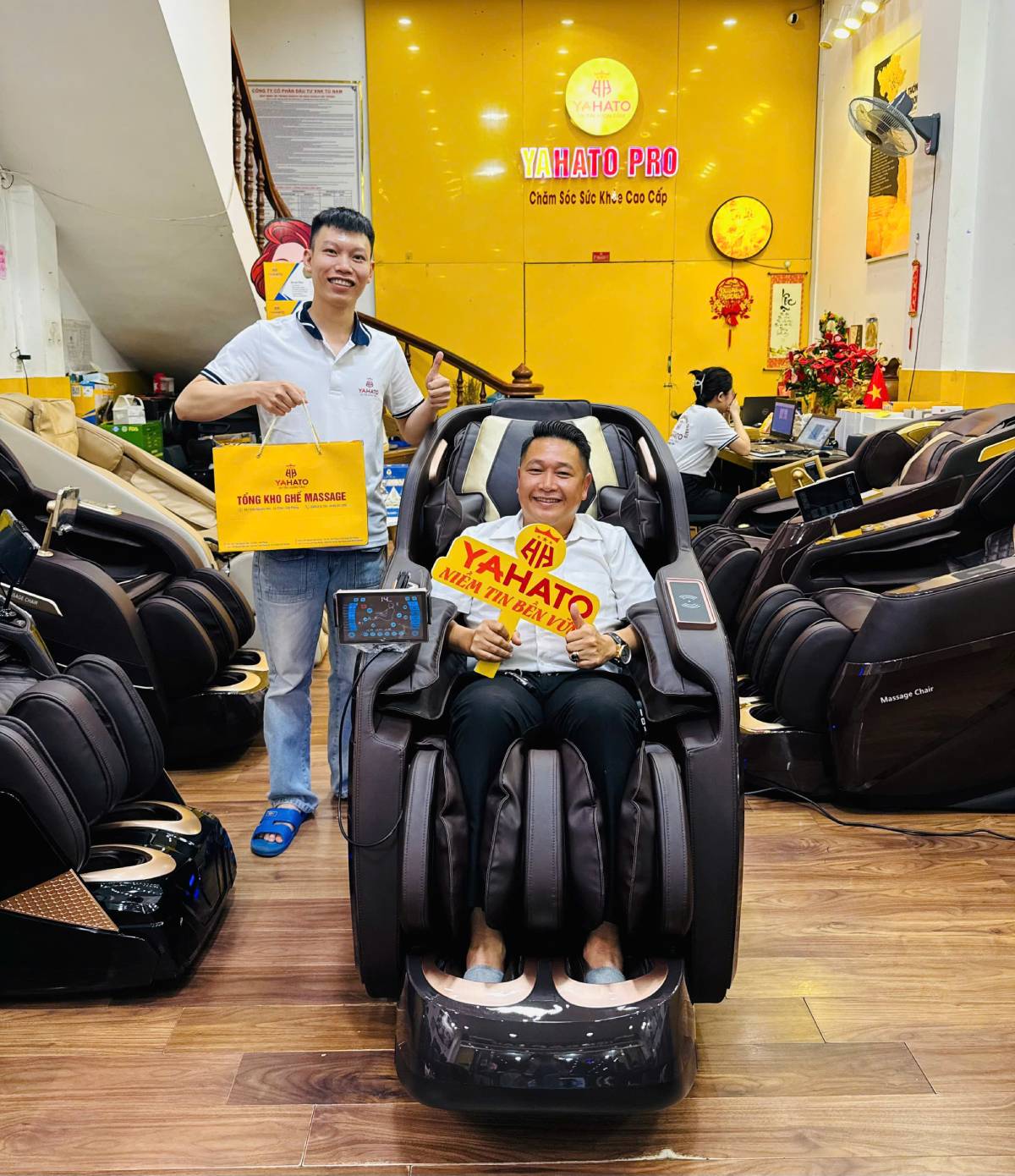Trải Nghiệm Thực Tế Ghế Massage Yahato 
