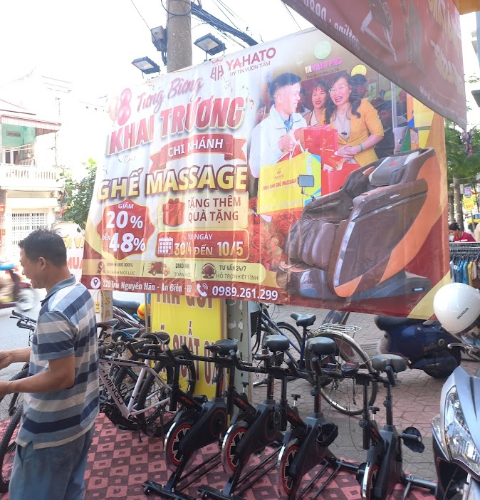 Mua ghế massage Yahato nhận ngay xe đạp tập thể thao – Chương trình tri ân khách hàng Hải Phòng hấp dẫn