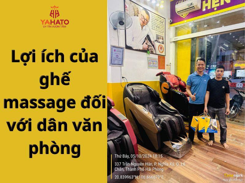   
          Lợi ích của ghế massage đối với dân văn phòng