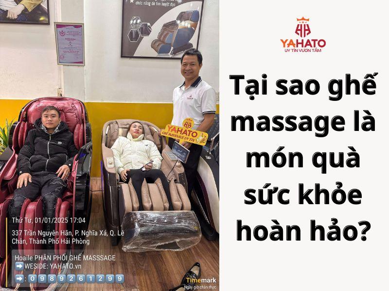   
          Tại sao ghế massage là món quà sức khỏe hoàn hảo?