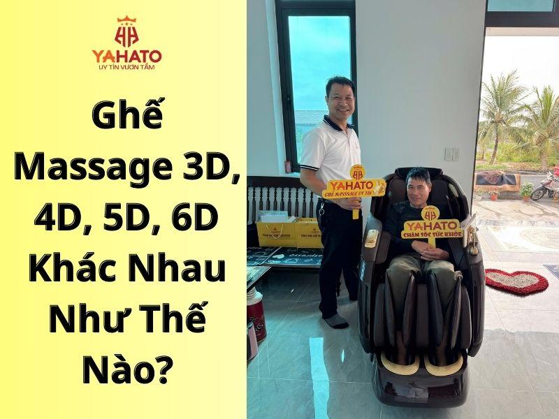   
          Ghế Massage 3D, 4D, 5D, 6D Khác Nhau Như Thế Nào?