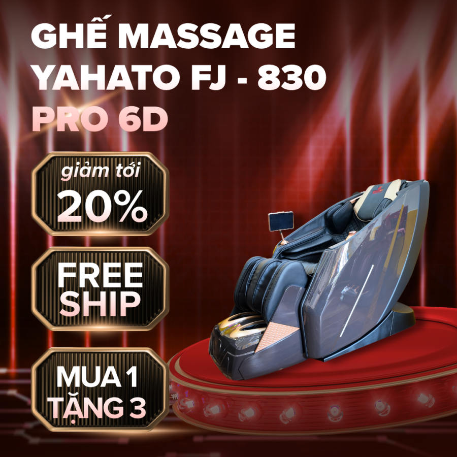   
          Ghế Massage Yahato FJ - 830 PRO 6D