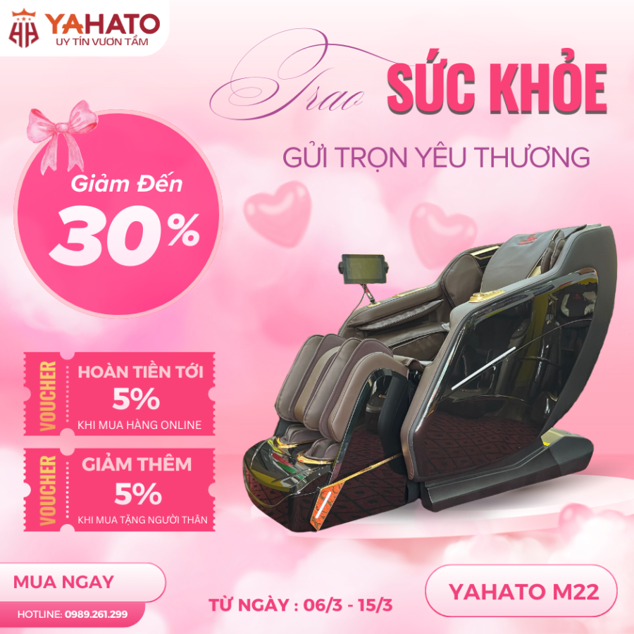   
          GHẾ MASSAGE YAHATO M22